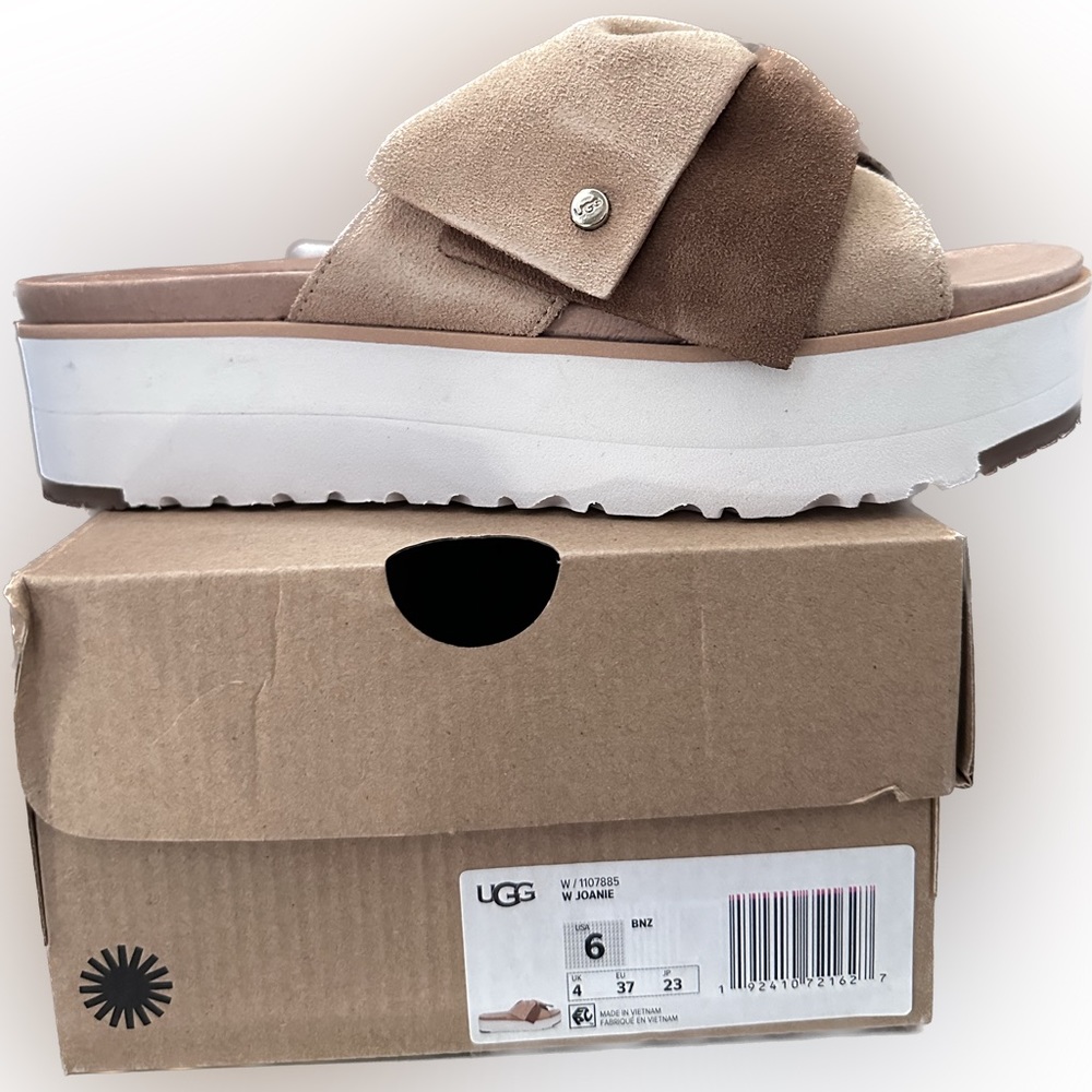UGG Joanie Suede Slide Platform Sandal